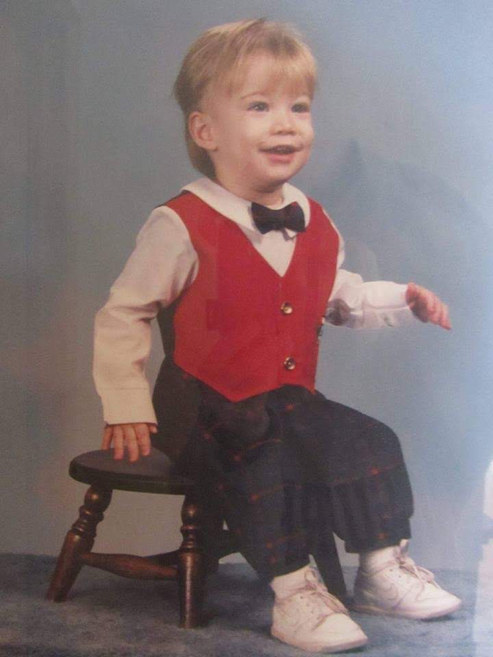 Dylan Harrington childhood portrait